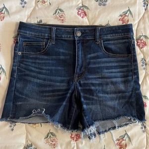 American Eagle Outfitters Medium Wash High Rise Shortie